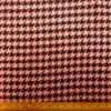 Faux Wool Fabric Jacket Weight Hounds Tooth Pink Brown