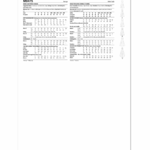 McCall's Sewing Pattern 8475