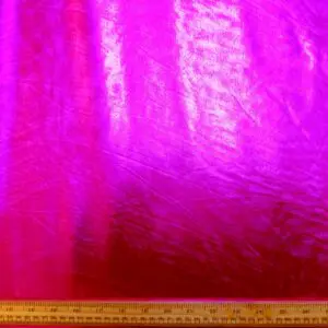 Metallic Fabric Foiling Cerise Fairy