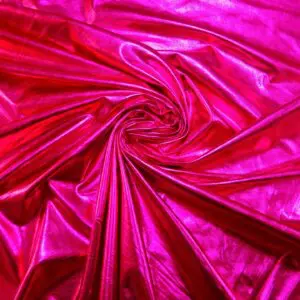 Metallic Fabric Foiling Cerise Fairy