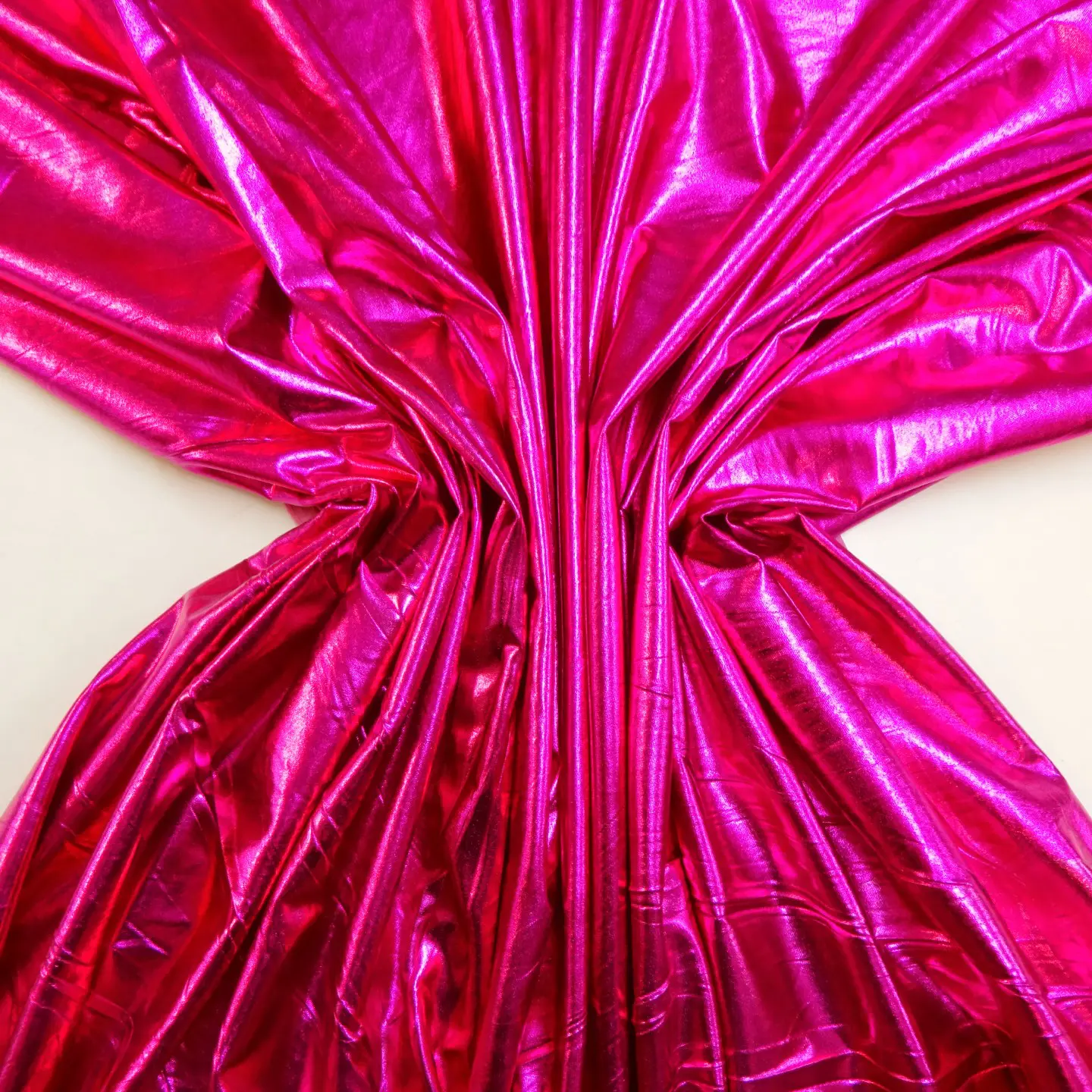Metallic Fabric Foiling Cerise Fairy