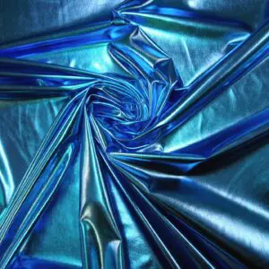 Metallic Fabric Foiling Turquoise Aladdin