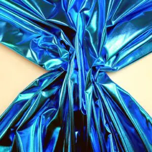 Metallic Fabric Foiling Turquoise Aladdin