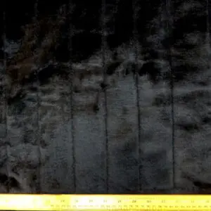 Fur Fabric Mink Black