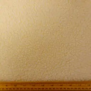 Faux Fur Fabric Poodle Fur Cream