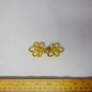 Metallic Frog Fasteners Gold