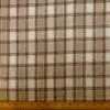 Suiting Fabric Jacketing Brushed Finish Coffee Biscuit Squares