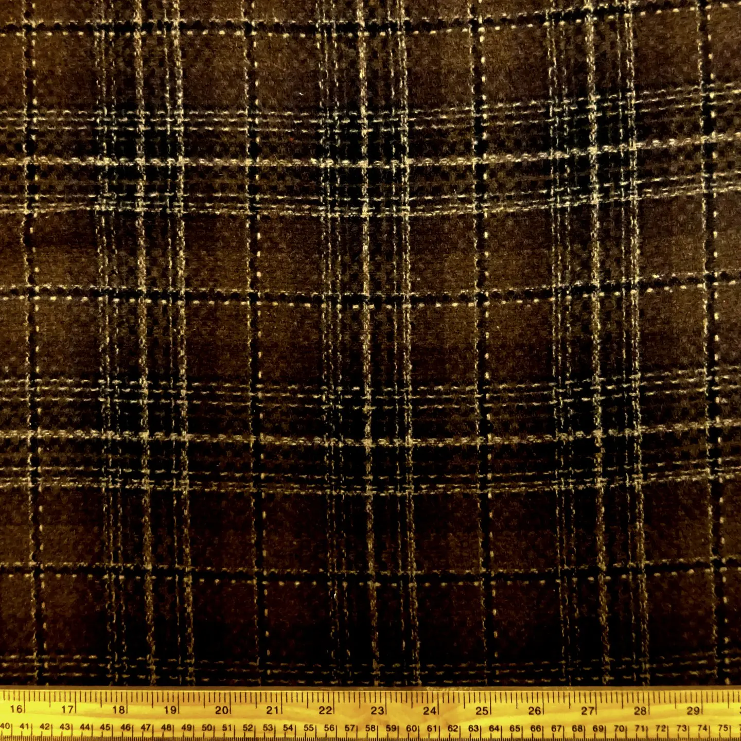 Suiting Fabric Jacketing Brushed Finish Country Tea Time Brown