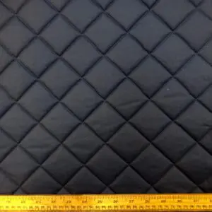 Quilting Fabric Large Diamonds Cotton Feel Navy