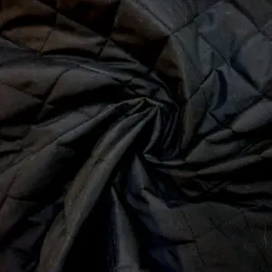 Quilting Fabric 5cm Diamonds Black 3