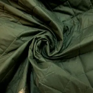 Quilting Fabric 5cm Diamonds Country Side Green