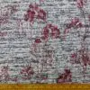 Curtain Fabric Tapestry Weight Portswood Smoke Red Grey