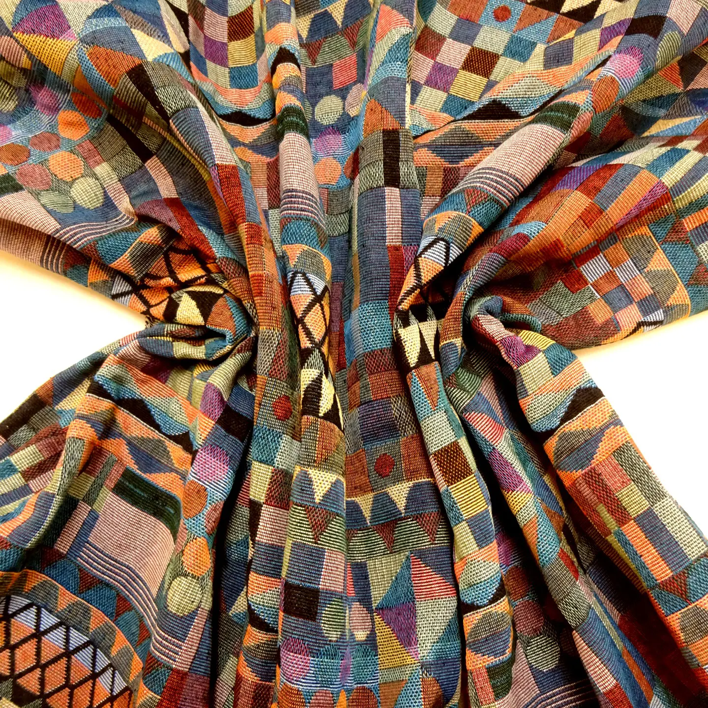 Curtain Fabric Tapestry Weight Brazil Diablo Jade Blue