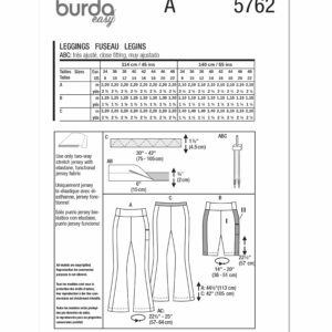 Burda Sewing Pattern 5762
