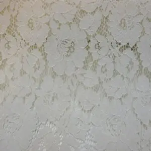 Lace Fabric Corded Malta Ivory