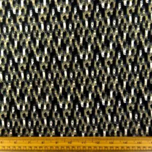 T-Shirting Fabric Bamboo Illusion Beige Black