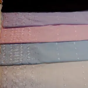 Broderie Anglais Fabric Double Bordered Cosmopolitan