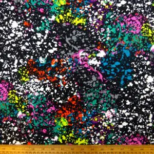 Crepe de Chine Fabric Explosive Reation Black Jade Pink