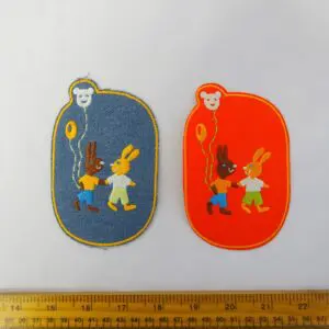 Sew On Motif Patch Bunnies