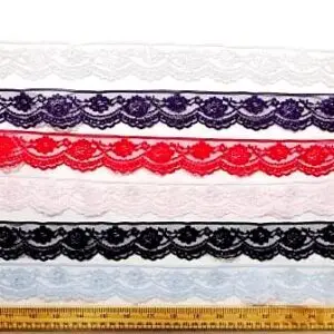 Lace Trimming 4580 Coloured 4cm Wide