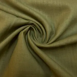 Pure Organic Linen Mix Fabric Suiting 210gsm Khaki