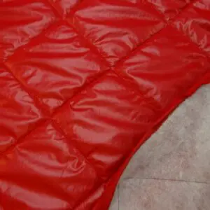 Quilting Fabric 13cm Diamond Showerproof Feel Micro Red