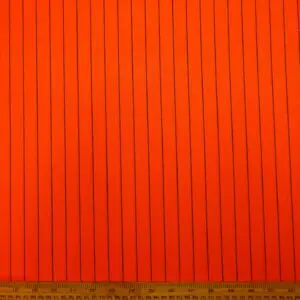 Suiting Fabric Pin Stripe Orange