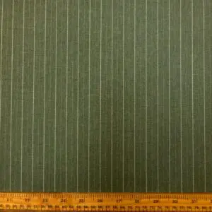 Suiting Fabric Pin Stripe Sage