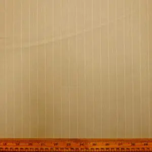 Suiting Fabric Pin Stripe Digestive Biscuit Beige