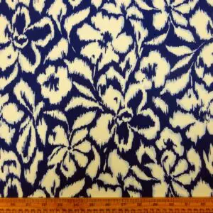 Viscose Fabric Ice Clouds Royal Ivory