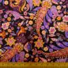 Cotton Print Fabric Holiday Tropics Black Yellow