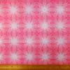Cotton Fabric Digital Print Prism Star Pink