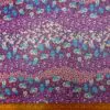 Chiffon Fabric Floral Explosion Purple Turquoise