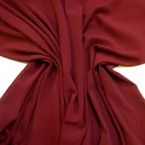 Crepe Fabric Soft Drapey Wine