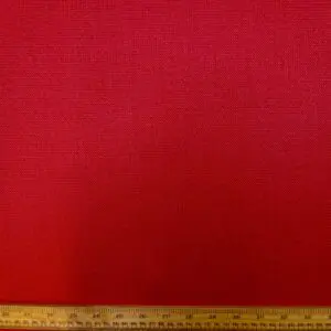 Curtain Fabric Swans Weave Crimson Red