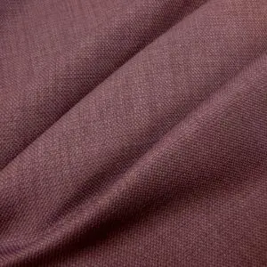 Curtain Fabric Swans Weave Plum Heather