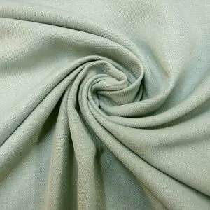 Curtain Fabric Swans Weave Duck Egg Green