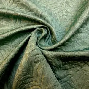 Curtain Fabric Upholstery Fantasy Ferns Duck Egg Green