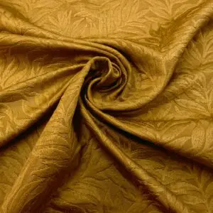Curtain Fabric Upholstery Fantasy Ferns Golden Mustard