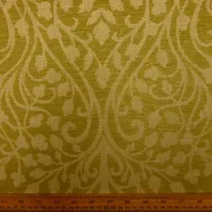 Curtain Fabric Chenille Jacquard Sage Green