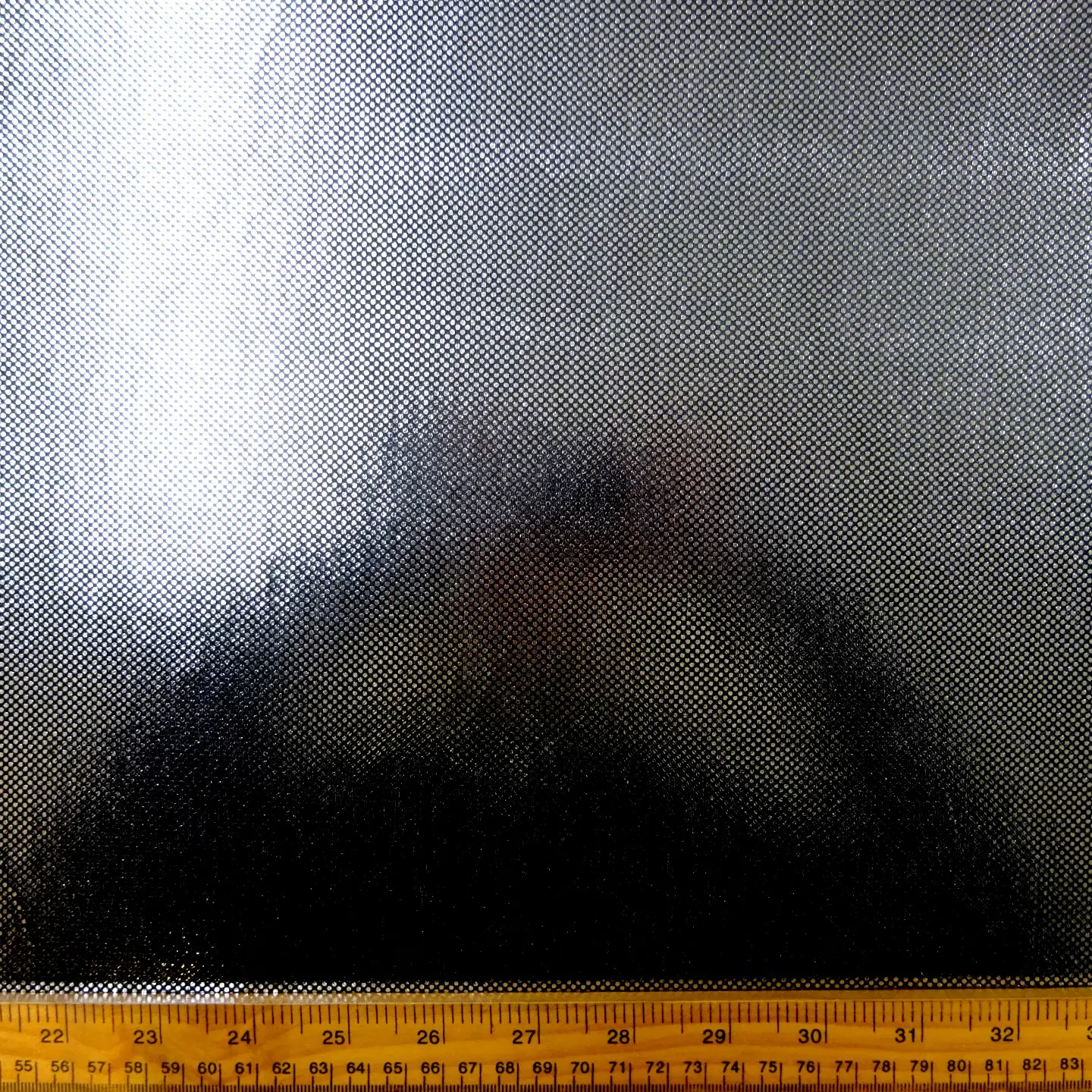 Computer Foil Jersey Fabric Ricochet Studs Black/Silver