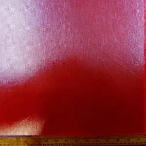 Computer Foil Jersey Fabric Ricochet Studs Cherry Red/Silver