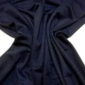 Crepe Fabric Jersey Plain Navy