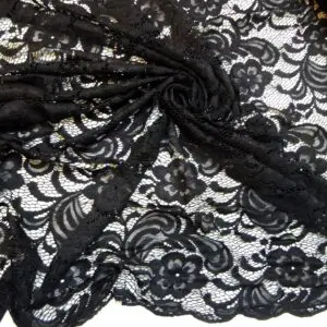 Lace Fabric Songs Of Paris Black