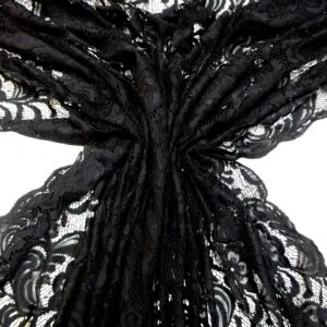 Lace Fabric Songs Of Paris Black