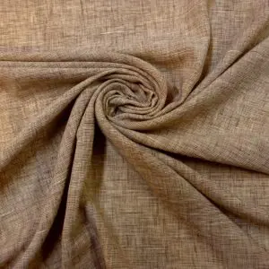 Faux Linen Fabric Soft Summer Linen Brownish Beige