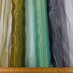 Organdie Fabric 100% Polyester Two-Tone