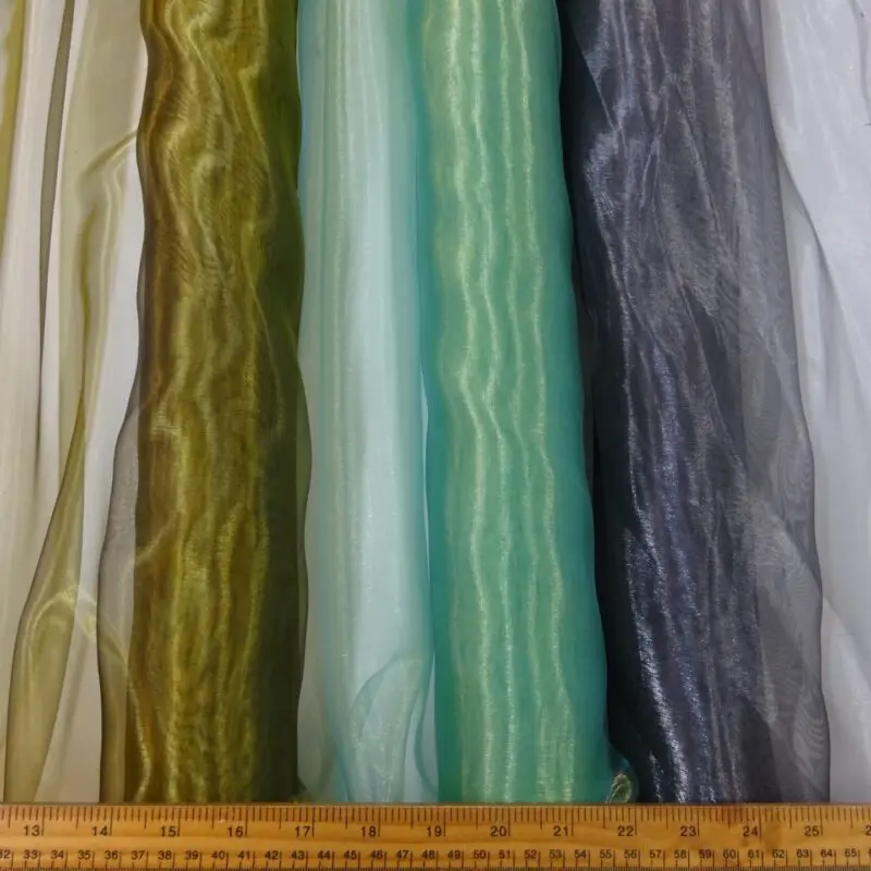 Organdie Fabric 100% Polyester Two-Tone