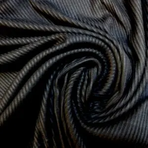 Ribbing Fabric Tubular Jumbo Rib Black