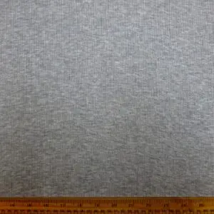 Ribbing Fabric Tubular Marl Grey 1